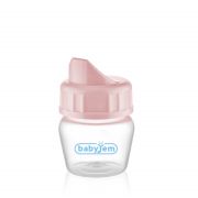 Mini biberon 2 in 1 Cana si biberon BabyJem 30 ml (Culoare: Gri) JEMbj_6611