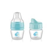 Mini biberon 2 in 1 Cana si biberon BabyJem 30 ml (Culoare: Gri) JEMbj_6611