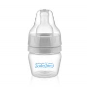Mini biberon 2 in 1 Cana si biberon BabyJem 30 ml (Culoare: Gri) JEMbj_6611