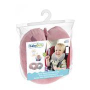 Pernuta suport pentru gat BabyJem Head and Neck (Culoare: Roz) JEMbj_1083