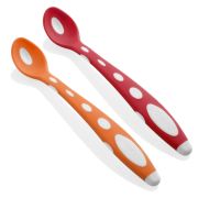 Set 2 lingurite din silicon BabyJem Soft Spoon (Culoare: Portocaliu) JEMbj_5631