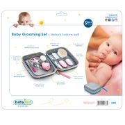 Set ingrijire bebelusi cu 9 piese BabyJem Grooming Set (Culoare: Bleu) JEMbj_3632