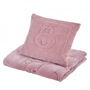 Set pernuta BabyJem Bear Green si paturica din plus (Culoare: Verde) JEMbj_6641