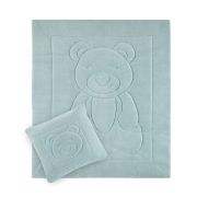 Set pernuta BabyJem Bear Green si paturica din plus (Culoare: Verde) JEMbj_6641