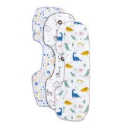 Set prosopel BabyJem pentru alaptare din muselina (Model: Dino) JEMbj_3781