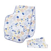 Set prosopel BabyJem pentru alaptare din muselina (Model: Inele colorate) JEMbj_3783