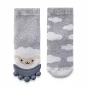 Sosete cu accesoriu dentitie BabyJem Teether Socks (Culoare: Bleu) JEMbj_6522