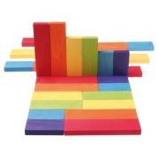 30 piese colorate in saculet textil Grimm's Spiel und Holz Design - RMK10180