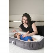 Baby nest cu 2 fete BabyJem Luxury Between Parents (Culoare: Gri) JEMbj_6141