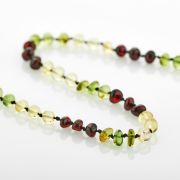 Colier din chihlimbar pentru copii BabyJem (Culoare: Verde) JEMbj_5871