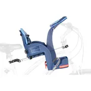 Scaun bicicleta copii SafeFront Deluxe,  Pozitie montare Centru, 15 Kg si Casca Protectie XS 44-48 Penguin WeeRide WR10SKPG BBJWR10SKPG_Denim
