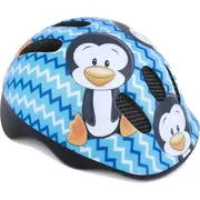 Scaun bicicleta copii SafeFront Deluxe,  Pozitie montare Centru, 15 Kg si Casca Protectie XS 44-48 Penguin WeeRide WR10SKPG BBJWR10SKPG_Denim