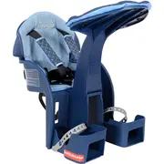 Scaun bicicleta copii SafeFront Deluxe,  Pozitie montare Centru, 15 Kg si Casca Protectie XS 44-48 Penguin WeeRide WR10SKPG BBJWR10SKPG_Denim
