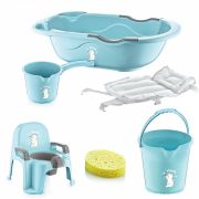 Set de baie cu 6 piese BabyJem Bebe Lux (Culoare: Roz) JEMbj_2532