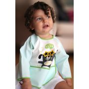 Baveta cu maneci si buzunar BabyJem Polly Bib (Culoare: Galben) JEMbj_0343