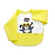 Baveta cu maneci si buzunar BabyJem Polly Bib (Culoare: Galben) JEMbj_0343