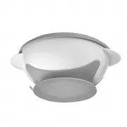 Castron cu ventuza si capac BabyJem (Culoare: Gri) JEMbj_5652