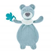 Jucarie atasament cu jucarie dentitie BabyJem Sleeping Friend (Culoare: Roz) JEMbj_6803