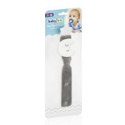 Lant pentru suzeta din material textil cu steluta BabyJem (Culoare: Gri) JEMbj_7432