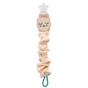 Lant pentru suzeta din muselina cu steluta BabyJem (Culoare: Ecru) JEMbj_7473