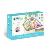 Salteluta cu activitati BabyJem Play Gym Zoo JEMbj_485