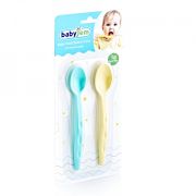 Set 2 lingurite pentru copii BabyJem (Culoare: Verde) JEMbj_4941
