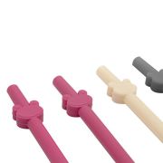 Set de 4 paie din silicon reutilizabile BabyJem (Culoare: Roz) JEMbj_764_1