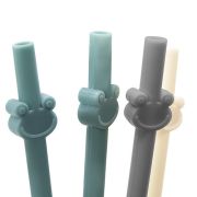 Set de 4 paie din silicon reutilizabile BabyJem (Culoare: Roz) JEMbj_764_1