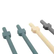 Set de 4 paie din silicon reutilizabile BabyJem (Culoare: Turcoaz) JEMbj_764_2