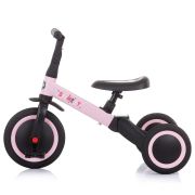 Tricicleta si bicicleta chipolino smarty 2 in 1 light pink hubtrksm0204lp
