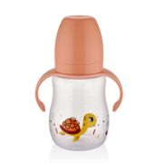 Biberon cu toarte si tetina din silicon BabyJem (Culoare: Gri) JEMbj_7492