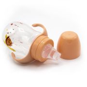 Biberon cu toarte si tetina din silicon BabyJem (Culoare: Gri) JEMbj_7492