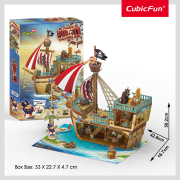 Cubic Fun - Puzzle 3D Nava Comorilor 157 Piese ARTCUP832h