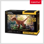 Cubic Fun - Puzzle 3D Velociraptor 63 Piese ARTCUDS1053h