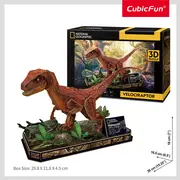 Cubic Fun - Puzzle 3D Velociraptor 63 Piese ARTCUDS1053h