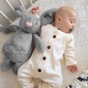 Jucarie din plus pentru copii BabyJem Sleeping Mate Midi Bunny (Culoare: Roz) JEMbj_663_2