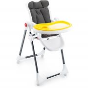 Saltea cu doua fete pentru carucior si scaun de masa BabyJem Dots (Culoare: Gri) JEMbj_5071
