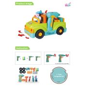 CAMIONUL PLIN CU SCULE AL MICULUI MECANIC CU LUMINI SI SUNETE VIV6109