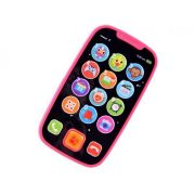 PRIMUL MEU TELEFON SMART ROZ CU MUZICA SI LUMINI VIV3127_ROZ