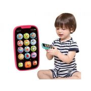 PRIMUL MEU TELEFON SMART ROZ CU MUZICA SI LUMINI VIV3127_ROZ