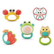 SET 5 JUCARII PENTRU DENTITIE IN CUTIE ORCHESTRA ANIMALUTELOR VIVE318B