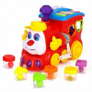 TRENULET EDUCATIV CU FORME SUNETE SI LUMINI VIV556