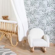 Scaun balansoar pentru copii Childhome Teddy Alb ERF5420007159450