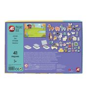 CUTIE MAGNETICA ANIMALE CU 41 DE PIESE VIV1029-64036