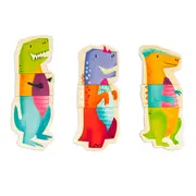 CUTIE UNIVERSUL DINOZAURILOR CU 24 PIESE DIN LEMN SI MAGNETICE VIV1029-64043