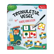 TRENULETUL VESEL NUMERE FORME CULORI VIV1024-50555