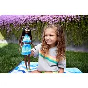 BARBIE TRAVEL PAPUSA BARBIE ANIVERSARE 50 DE ANI MALIBU BRUNETA VIVMTGRB35_GRB37