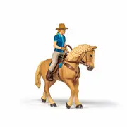 PAPO FIGURINA SET COWGIRL (VACARITA) PE CAL USA VIVPapo51566