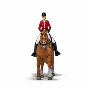 PAPO FIGURINA SET ECHITATIE CAL SI JOCHERITA IN JACHETA ROSIE VIVPapo51564