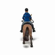 PAPO FIGURINA SET ECHITATIE CAL SI JOCHEU  IN JACHETA ALBASTRA VIVPapo51565